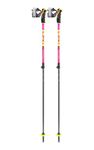 LEKI Spitfire Vario 3D Ski Poles Neon Magenta Neon Yellow Berry 110-140 cm