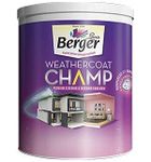 Berger WeatherCoat Champ Paint for Exterior & Interior Walls (White, 20)
