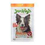 JerHigh DogsNCats Human Grade High Protein, Fully Digestible Healthy Snack & Training, Free from by-Products & Gluten, Bacon Stick Chicken Dog Treats for All Life Stages (24 X 70g)