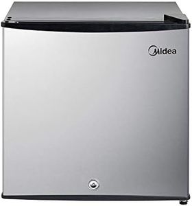 Midea MRU01M3ASL Freezer, 1.1 Cubic Feet, Stainless Steel, 30 Pounds