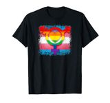 Transgender Pride Shirt Transgender Flag Rainbow Gay Pride T-Shirt