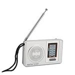 Portable Radio, DSP Chip AM FM Transistor Radio Handheld Pocket Radio with Built in Speaker for Home, Travel, Entertainment, Camping, Emergency