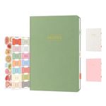 Artake Recipe Book to Write in Your Own Recipes, Aesthetic Blank Family Recipe Notebook with Tabs, Blank Cookbook, 8.5 x 5.5