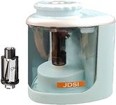 JDSI Easy to Operate Dual-Purpose Electric Pencil Sharpener for Students Classroom Send a Blade JDSI8005 (Blue)