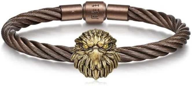 CHOW SANG SANG 999 Gold Eagle Charm Bracelet for Men 19cm 96629C