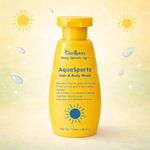 AquaSportz Kids 2-in-1 Hair & Body Wash for Swimmers | Removes Chlorine & Hard Water Buildup | Sulfate-Free Cleanser with Rice Protein, Baobab & Squalane | Hydrates, Repairs & Adds Shine | Daily Use