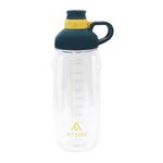 Attro Hydra Gym 2000ml Water Bottle with Easy to Carry Grip Handle & ML Mention for Daily Water Intake BPA Free Leak-Proof - Dark Blue