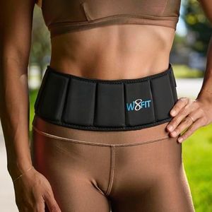 W8FIT Adjustable Weighted Belt for Men & Women, Up to 20 LBS – Rucking Belt for Walking, Hiking & Strength Training (10 LB X-Large) FITS 42”-48" INCH WAIST
