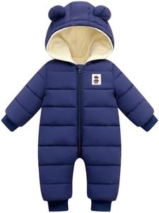 Fumdonnie Toddler Snowsuit Baby Boys Winter Clothes Infant Jacket 18-24 Months Snow Wear