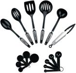 Smirly Silicone Kitchen Utensils Set: Silicone Cooking Utensils Set for Nonstick Cookware, Kitchen Tools Set, Silicone Utensils for Cooking Set (16 Piece Set)