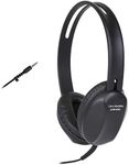 Cyber Acoustics Lightweight 3.5mm Headphones - Great for use with Cell Phones, Tablets, Laptops, PCs, Macs (ACM-4004)