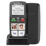 Easyfone T6 Unlocked 4G Picture Button Cell Phone for Seniors with SOS Button and Easy Charging Dock