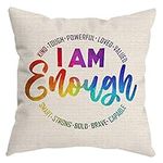HUYAW Colorful Words I Am Enough In