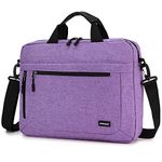 Laptop Bag for Women,RAVUO Water Resistant Lightweight 17inch Shockproof Laptop Shoulder Bag Sleeve Case Business Briefcase with Shoulder Strap Purple