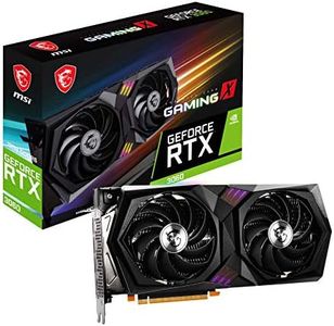 MSI Gaming GeForce RTX 3060 gddr6 12GB pci_e_x16 15 Gbps GDRR6 192-Bit HDMI/DP PCIe 4 Twin-Frozr Torx Fan Ampere RGB OC Graphics Card (RTX 3060 Gaming X 12G)