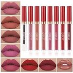 8pcs Matte Liquid Lipstick with Lip