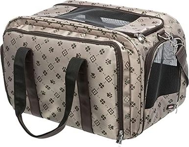 Trixie 28903 Tasche Maxima, erweiterbar, 33 × 32 × 54 cm, beige/braun