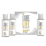 Lube Life Water-Based Personal Lubricant Travel Pack, Water-Based Lube for Men, Women and Couples, Non-Staining, 60 ml (Pack of 3)