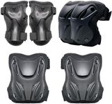 Roller Blading Knee Pads and Elbow Pads,Wrist Guards for 8-15 Years Old Kid
