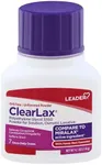Leader ClearLax Osmotic Laxative Powder, Polyethylene Glycol 3350, Relieves Occasional Constipation, for Adults and Children 17+, Grit Free, Unflavored Powder for Solution, Compare to Miralax, 4.1 oz