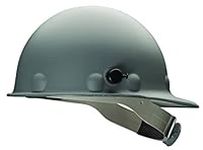 Fibre-Metal by Honeywell P2AQRW09A000 Super Eight Fiber Glass Cap Style Ratchet Hard Hat with Quick-Lok, Grey