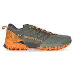 La Sportiva Mens Bushido II Trail Running Shoes, Clay/Tiger, 12