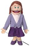 Sarah, Peach Mum/Teacher, Full Body, Ventriloquist Style Puppet, 65cm