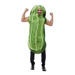 Megartico Adult Halloween Pickle Costume Women Funny Food Party Costumes Men Green Cucumber Vegetable Outfit