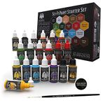 Grinning Gargoyle - Sci-Fi Miniature Paint Set - Paints for Miniatures - 20x Assorted 18ml Colours with a Paint Brush - Army Painter Starter Set - Warpaints Citadel Paint Set for Space Marines