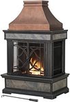 Sunjoy Outdoor Fireplace, Stone Loo