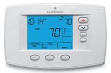 Emerson 1F95-0671 6 Universal Programmable Thermostat, Blue