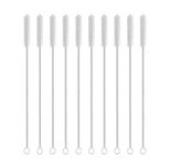 HUNCHA Straw Cleaner Brush Set, 10-Piece Long Cleaning Brush for Straws on Tumbler, Water Bottle, Sippy Cup, and Pipes, Tubes or Hummingbird Feeders