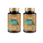 Green Origins Organic Chlorella and Spirulina Tablets 500mg Pack of 180 x 2 Individual Bottles, Total 360 Tablets