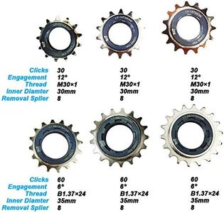 DRIFT MANIAC BMX Single Speed Freewheel 13T/14T/15T/16T/17T/18T 60 Clicks Chrome Molybdenum Steel