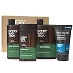 Every Man Jack Men’s Pacific Cypress Body Set - Bath and Body Gift Set with Clean Ingredients & A Conifer Branches, Sea Salt, and Citrus Scent - Round Out His Routine with Body Wash, 2-in-1 Shampoo, Deodorant & Face Wash