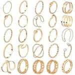 ONESING 18-25 Pcs Knuckle Rings for