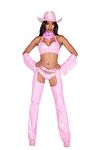 Roma Sheriff Shine Cowgirl Costume Small Pink