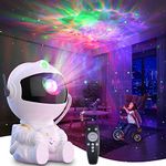 Mexllex Starry Sky Projector Astronaut, 16 Modes 360° Rotation Galaxy LED Starry Sky Projector Night Light with Remote Control, Projector Lamp Starry Sky for Children and Adults