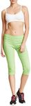 Balanced Tech Women's Knitted Jersey Capri Pant - Jasmine Green - Large