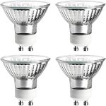 PaeorRorL Halogen Bulb 25 Watt GU10 120V NP5 Replacement Bulbs for Candle Warmer Lamps,Scent Wax Burner,Wax Warmer,Fragrance Melt,Warming Bulb MR16 JDR Dimmable,Warm White 2700K,Pack of 4