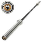 Bells of Steel Utility Bar, Multi-Purpose Olympic Barbell - Weight Bars for Lifting - Home Gym and Commercial Bench Press Bar - 28.5mm Diameter Weight Bar, 1000 lb Weight Capacity