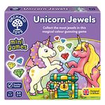 Orchard Toys Unicorn Jewels Board Game Engaging Color Guessing Game Both Fun and Educational Value, Travel Game Perfect for Children Aged, 3-7 Years.