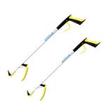 2 Pack The Helping Hand Company Classic PRO Reacher Grabber 2 x 32 inch / 81cm. Long Handled Grabber Stick for Elderly, Disabled, Reaching Aid for Anyone Struggling When Bending and Reaching