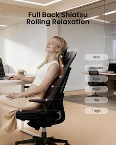 RENPHO Shiatsu Back Massager – Deep Tissue Kneading Heat Therapy