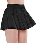 Girls Athletic Flowy Shorts with In