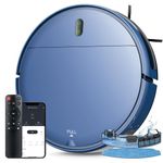 ZCWA Robot Vacuum Cleaner, Robotic Vacuum and Mop Combo Compatible with WiFi/App, Self-Charging, 230ML Water Tank for Pet Hair, Hard Floors and Low Pile Carpet