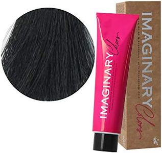 Imaginary Colors - Tinte pelo mujer profesional, Coloración permanente, 100 ml (Negro 1-0)