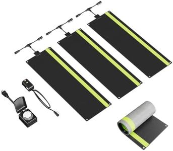 Albott 20 x 60 Inch Heated Snow Melting Mat, 3 Pack