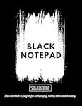 Black NOTEPAD: Notepad with black p