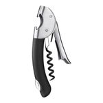 OXO Steel Double Lever Waiter's Corkscrew, Silver/Black, 1 CT